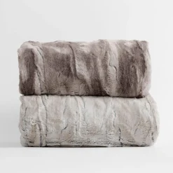 inny Koc włochacz beżowobrązowy OSLO 150x200 cm