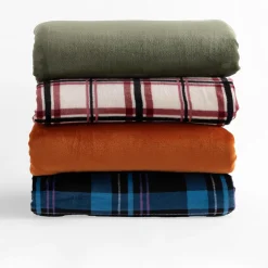 Koce I Narzuty|inny Koc z sherpą zielony DOLLY 150x200 cm