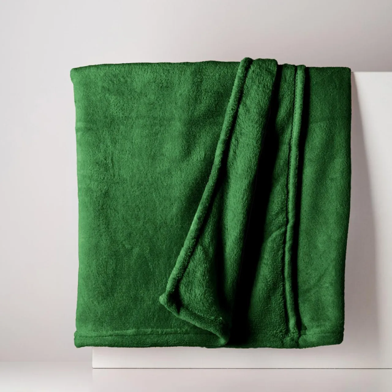 Koce I Narzuty| Koc zielony CORAL 130x160 cm