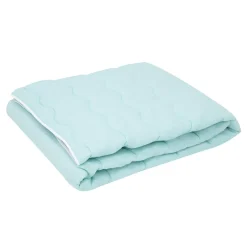 Estetica Kołdra całoroczna dwustronna szaro-miętowa DUALO 160x200 cm