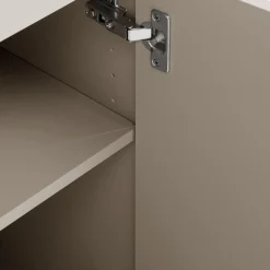 Komody|FORTE Komoda 2- drzwiowa z szufladą GANYMEDE jasny beż