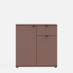 Komody|FORTE Komoda 2- drzwiowa z szufladą GANYMEDE ceglasty