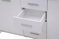 Komody|Exline Komoda biała GRAZ 2D4S
