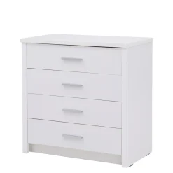 Komody|Exline Komoda biała GRAZ 4S