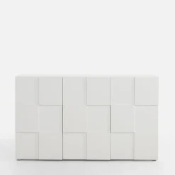 Dzieci Komoda biała nowoczesna trzydrzwiowa PATRIK