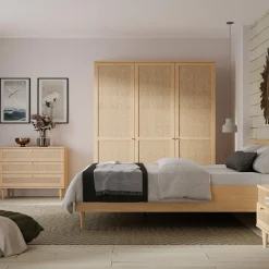 FORTE Komoda boho z 3 szufladami CALASETTA