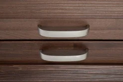 DiTrendi Komoda ciemny brąz szeroka trzydrzwiowa PARIS