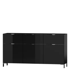 Komoda czarna BRODWAY 3D3S