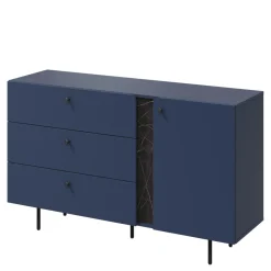 LENART Komoda do salonu granatowa LIV