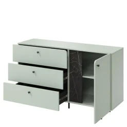 LENART Komoda do salonu szałwiowa LIV