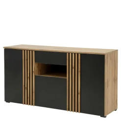 DiTrendi Komoda do salonu z lamelami MALAGA