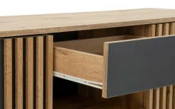 DiTrendi Komoda do salonu z lamelami MALAGA