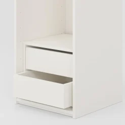 Akcesoria Do Szaf|ADBOX Komoda do szafy z 2 szufladami 50 cm S biała