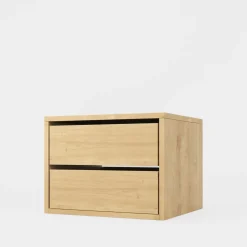 Akcesoria Do Szaf|ADBOX Komoda do szafy z 2 szufladami 50 cm S dąb artisan