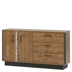 Furni Home Komoda DORIAN DN3 2D3S z oświetleniem