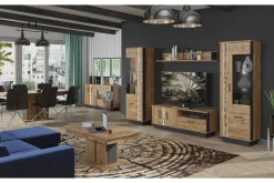 Furni Home Komoda DORIAN DN3 2D3S z oświetleniem