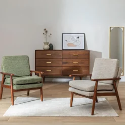 Komody| Komoda drewniana z 6 szufladami SATTA