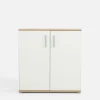Komody|FORTE Komoda 2-drzwiowa IKOLI biała