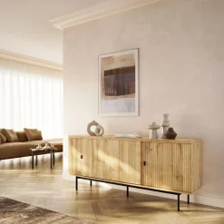 Komody|LENART Komoda 4-drzwiowa LUCIA 174 cm