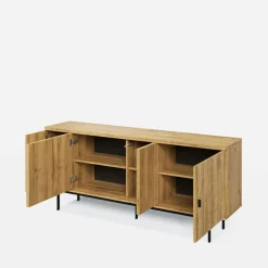 Komody|LENART Komoda 4-drzwiowa LUCIA 174 cm