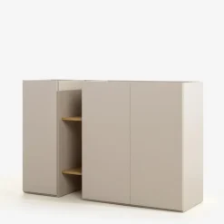 Dzieci LENART Komoda 3-drzwiowa SIGMA 136 cm