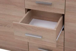 Komody|Exline Komoda GRAZ 2D4S dąb sonoma