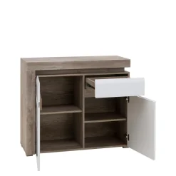 Komody|Furni Home Komoda IRMA IM3 z oświetleniem