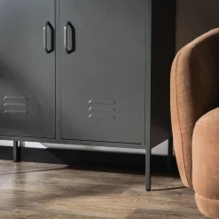 Komody|inny Komoda metalowa BLISFUL czarna