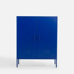Komody|inny Komoda metalowa BLISFUL ultramaryna