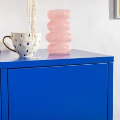 Komody|inny Komoda metalowa BLISFUL ultramaryna