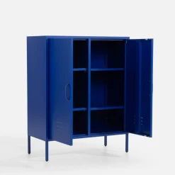 Komody|inny Komoda metalowa BLISFUL ultramaryna