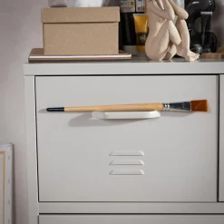 Dzieci inny Komoda metalowa z szufladami BLEIZ jasnoszara