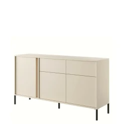 INFINI Komoda niska z 2 szufladami beżowa DAST