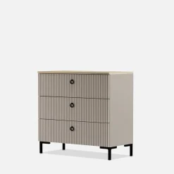 Esteti Komoda ryflowana z szufladami DOMINICA