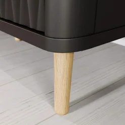 Komody|FORTE Komoda ryflowana z szufladami FIXSMILE 158 cm