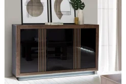 FORTE Komoda SAVONA z listwą LED