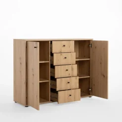 FORTE Komoda TEMPRA 2 2D5S dąb artisan