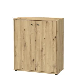 FORTE Komoda TEMPRA 2 niska 2D dąb artisan