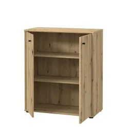 FORTE Komoda TEMPRA 2 niska 2D dąb artisan