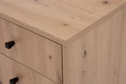 FORTE Komoda TEMPRA 2 niska 2D2S, dąb artisan