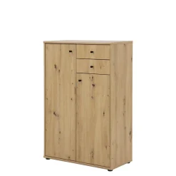 Komody|FORTE Komoda TEMPRA 2 wysoka 2D2S dąb artisan