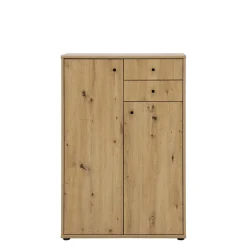 Komody|FORTE Komoda TEMPRA 2 wysoka 2D2S dąb artisan
