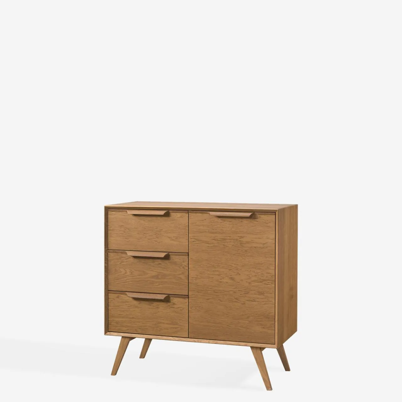 Komody|inny Komoda vintage z 3 szufladami LEO szer. 104,9 cm