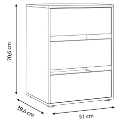 Akcesoria Do Szaf|FORTE Komoda wewnętrzna TWTK23-A06