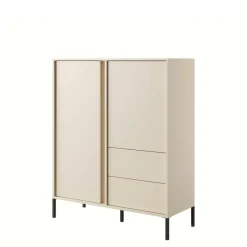 Witryny| Komoda wysoka beżowa DAST
