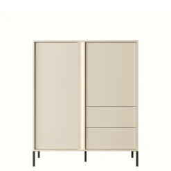 Witryny| Komoda wysoka beżowa DAST