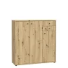 Komody|FORTE Komoda wysoka TEMPRA 2 3D2S dąb artisan