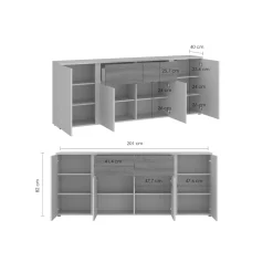 inny Komoda z 2 szufladami HAMM
