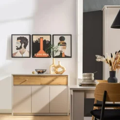 Dzieci Esteti Komoda z 2 szufladami KARIN 125,8 cm