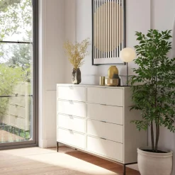 Komody|inny Komoda z 8 szufladami kaszmir CARMEN